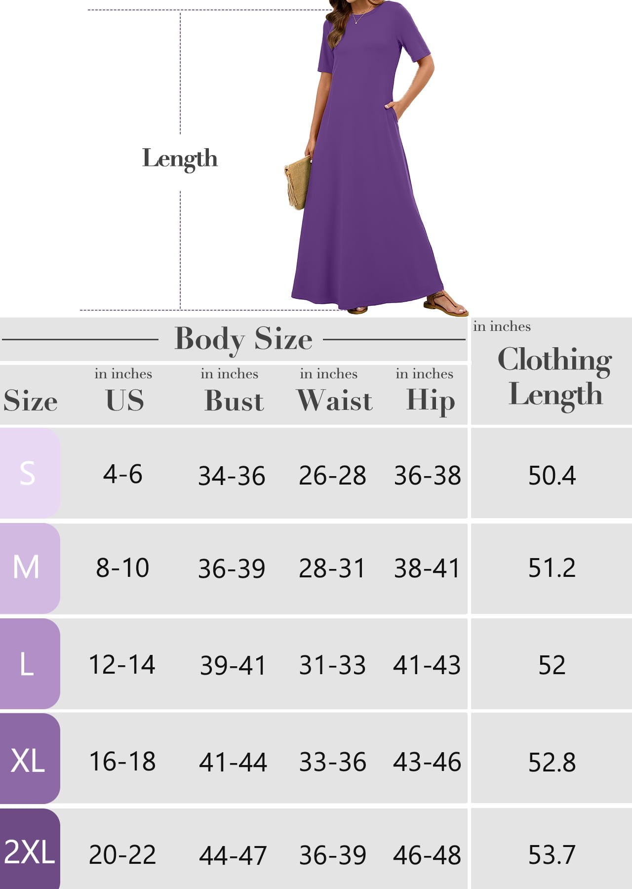 Horizon Picks Women's Soft Cap Sleeve A-Line Maxi Dress with Side Pockets - Image 4